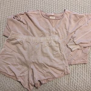 Aerie Pink Pajama Set